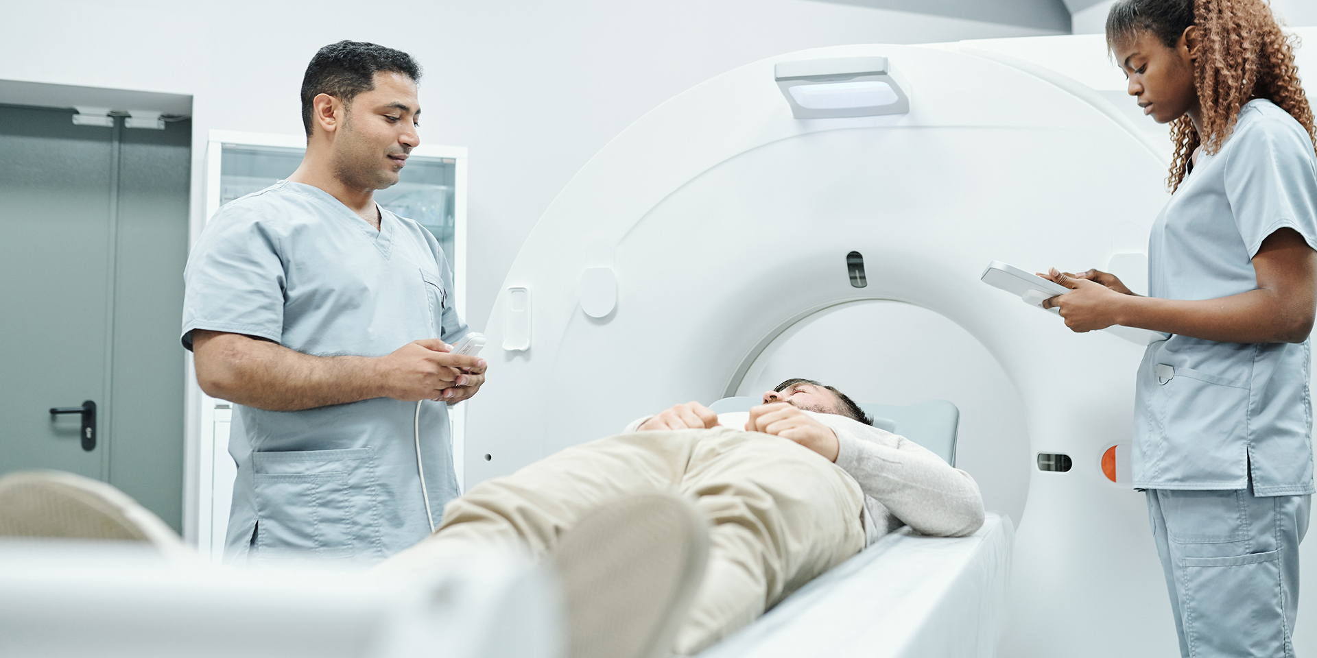 Man getting MRI