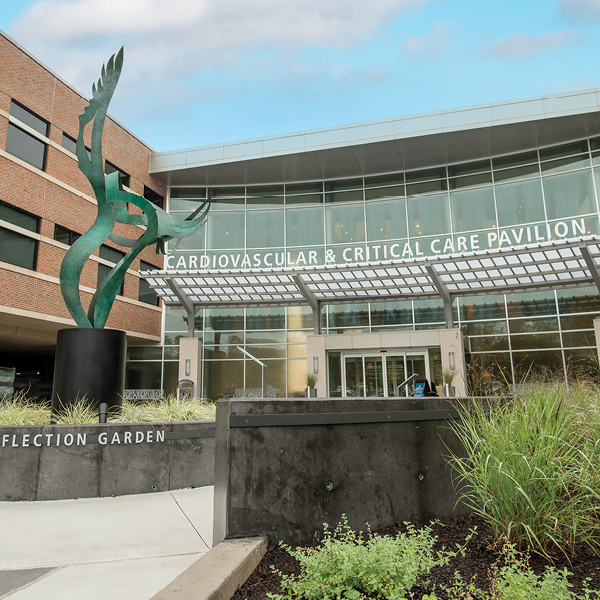 Heart and Vascular building entrance | Doylestown Health