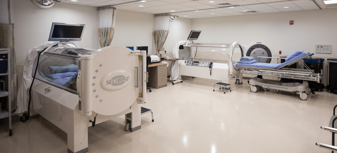 View inside the wound care center | Doylestown Health